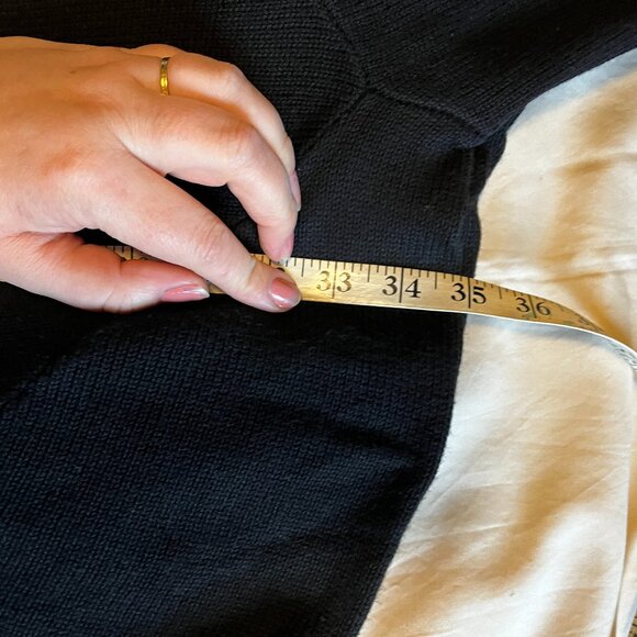 Lululemon oversized cashmere hooded slit-sided T shirt size M/L black - Picture 4 of 8